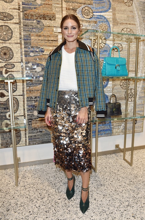 Olivia Palermo wearing LARK Spotted Choo World JIMMY CHOO
